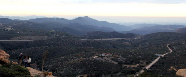 Duncan Points to San Diego from Descanso